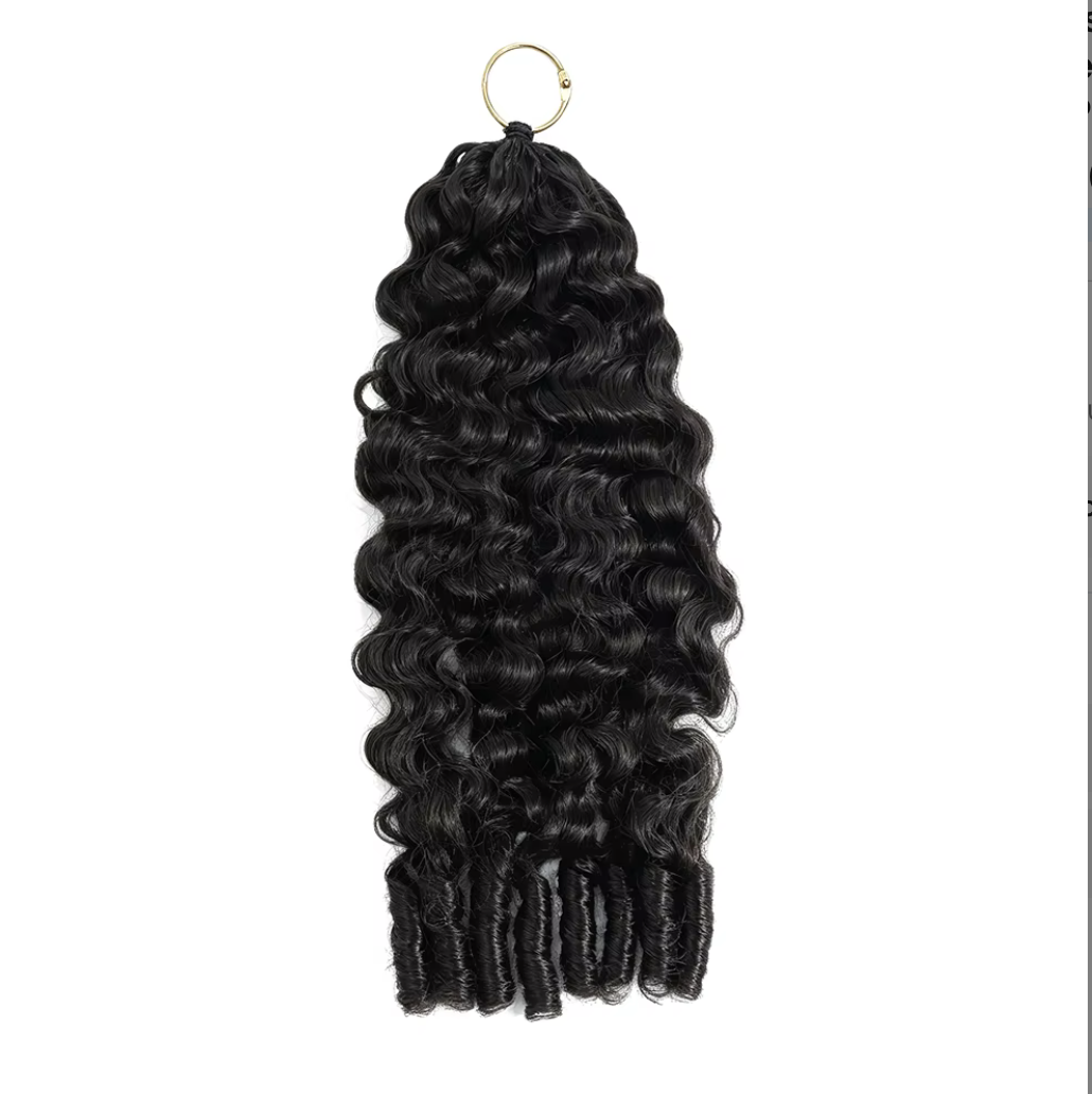 Miracle knots crochet - bermese curl human hair